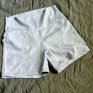 Buffbunny White Camo Shorts